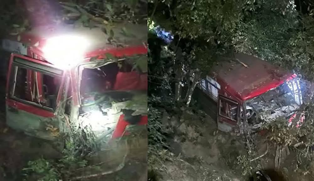 जर्सिपौवाबाट साँखुतर्फ पिकनिक गएर फर्कँदै गरेको बस दुर्घटना, तीनको मृत्यु