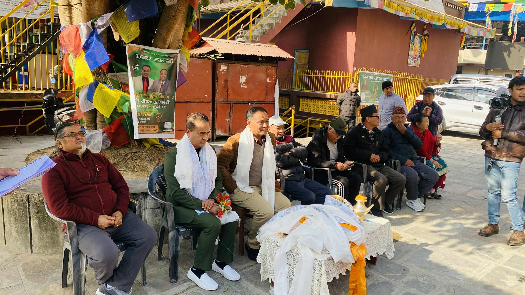 काठमाडौँ–४ को 'शिर' तौलुङमा कुलमानको इन्ट्री: उज्यालो नेपाल पार्टीको चुनावी सरगर्मी