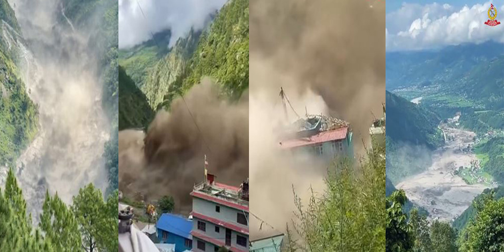 रसुवा बाढी: १७ जनाको शव फेला, २६ प्रहरीसहित धेरै सम्पर्कविहीन, उद्धार र खोजी तीव्र