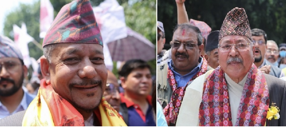 काठमाडौं महानगरपालिका: एमालेका स्थापित र राप्रपाका श्रेष्ठको उम्मेदवारी दर्ता
