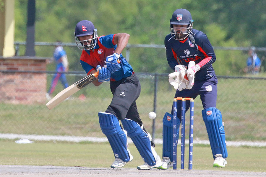 लिग टु क्रिकेटमा शृंखलाको अन्तिम खेल नेपाल र अमेरिका बिच